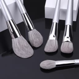 KLINA 12PCS Makeup Brushes Kit Professional Natural Goat Hair Foundation Powder Contour Eyeshadow Lip Make Up Tools For Women