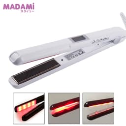 Hair Straightener Infrared and Ultrasonic Profession Cold Hair Care Iron Treatment for Frizzy Dry Recovers Damage Flat Irons