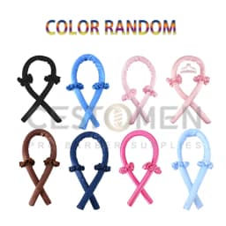 Women Heatless Curls Overnight Silk Tube Hair Curling Iron Hairstyles And Tools Soft Hair Curlers For Sleep Hair Curlers Rollers