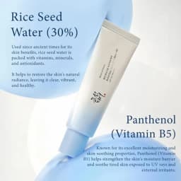 Beauty of Joseon Relief Sun Aqua-Fresh:Rice+B5 50ml,SPF50+ PA++++,Crystal Clear,Cooling Sensation,Korean Skincare,Korean Makeup