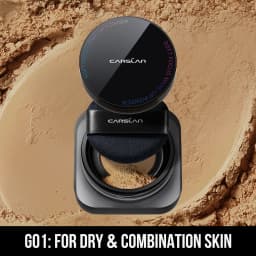 CARSLAN Black Magnetic Translucent Loose Setting Powder Makeup Waterproof Long Lasting Matte Oil Control Finishing Face Powder