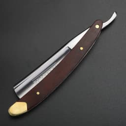 XUAN FENG Folding Razor with Mahogany Handle Hardened Steel High Hardness Sharp Straight Razor Men's Razor
