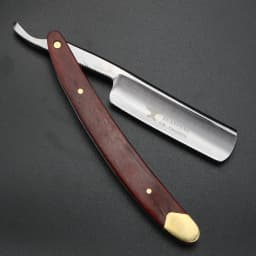 XUAN FENG Folding Razor with Mahogany Handle Hardened Steel High Hardness Sharp Straight Razor Men's Razor
