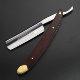 XUAN FENG Folding Razor with Mahogany Handle Hardened Steel High Hardness Sharp Straight Razor Men's Razor