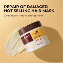 Karseell Hair Mask 500ml + Argan Oil 2pcs Set Deep Repair Conditioning Hair Serum Collagen Hair Treatment for Dry Damaged Hair