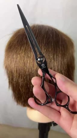 MSHUIGU Professional Barber Scissors Set Japanese 440C 6-6.5-7 Inch Hair Thinning Scissors Suitable for Home and Salon Hairdress