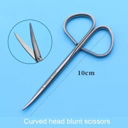 Twisted Handle Tissue Separating Scissors Peeling Scissors Eyelid Ophthalmic Surgical Scissors Fine Scissors Beauty Tools