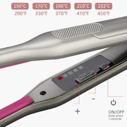 Mini Hair Straightener Curler For Short Hair Titanium Plate Beard Thin Pencil Flat Iron Travel Dual Voltage Hair Styling Tools