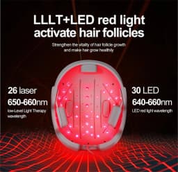 Lescolton laser helmet red light therapy hair laser hat for hair growth cap hair growth products LLLT hair regrow red light