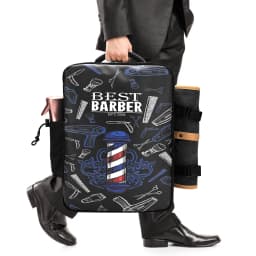 Multifunctional Professional Barber Storage Organizer Bag with Adjustable Strap Travel Backpack for Salon Barber Shop Tools