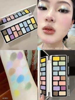 Cheeryep Aauthcntice Sell Qianyan 16 Color EyeShadow Palette Pink Brown Cowboy Blue Multicolor Matte Pearl Smoky Eye Makeup