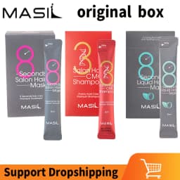 Masil Hair Mask Travel Size 8 Seconds Salon CNC Hair Care Liquid Essence Conditioner Anti Hair Loss Repair Damage Hair Shampoo