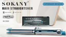 750℉ Stainless steel Hair Straightener Professional Flat Iron For All Hair Types & Curling Iron in One Styling Hair Tool