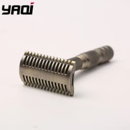 Yaqi Travel Razor With Leather Pouch for Men