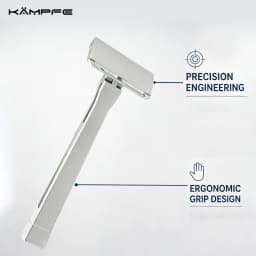 KAMPFE Vintage CNC Aluminum GEM Blade Razor Single Edge Manual Shaving Classic Metal Shaver Smooth Close Shave Gift for man