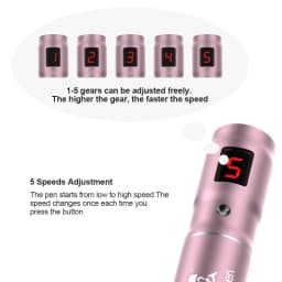 Homeuse Wilreless Ultima Microneedling Pen Professional Dermapen With 12pcs Tattoo Needles
