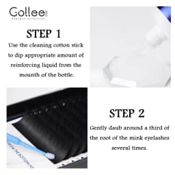 Gollee Bonder Lash Not Irritating Lash Primer and Bonder Eyelash Extensions 15ml Super Bonder Alcohol Lashes Primer Eyelashes