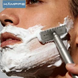 KAMPFE CNC machining Stainless Steel Safety man shaver Blade Shaving Razors with and 5 blades Mans tools