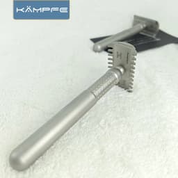 KAMPFE CNC machining Stainless Steel Safety man shaver Blade Shaving Razors with and 5 blades Mans tools
