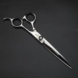 XUANFENG 7-inch Hair Scissors 440C Steel Barber Cutting Scissors with Adjustable Tension Screw