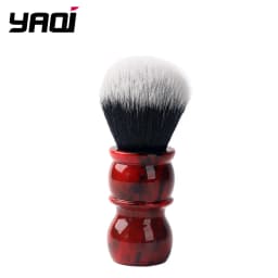 Yaqi Red Marble 24MM Men's Synthetic Hair Beard Brush Shaving Brush