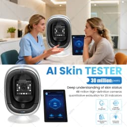 AISIA O1 3D AI Facial Skin Analyzer Detection Skin Problem Diagnosis 8 Spectrum Professional Analysis Beauty Salon Equipment