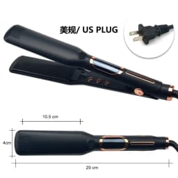 Best Seller Wide Hair Straightener MCH Liquid Crystal Digital Display Straight Plate Clip Negative Ion Arc Splint