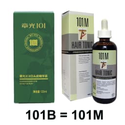 ZHANGGUANG 101B HAIR TONIC 120 ML (101M) Powerful Anti-Hair Loss Chinese Medicine Therapy Hair Treatment Essence 100% Original