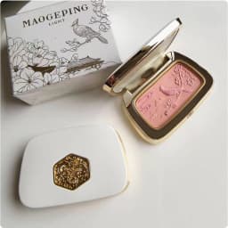 MAOGEPING Feather Light Blusher 4.5g Featherlight Texture Rosiness cheek Colors Rippling Natural Original Makeup Cosmetics