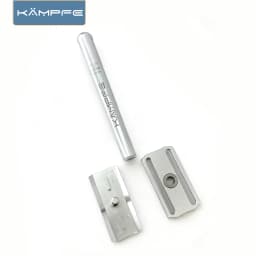 KAMPFE Double Edge CNC processing aluminum Safety Light Weight Travel Razor Beard Shave gifts for men