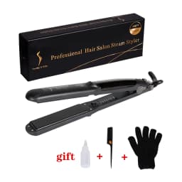 Professional Steam Hair Straightener Ceramic Vapor Hair Flat Iron Straightening Iron Curler Steamer Hair Styling Tool