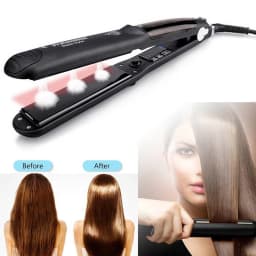 Professional Steam Hair Straightener Ceramic Vapor Hair Flat Iron Straightening Iron Curler Steamer Hair Styling Tool