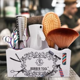 Barbershop Hairdressing Scissors Storage Holder Removable Dressing Table Hair Comb Clip Organizer Fashion Salon Hairstylist Tool