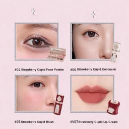 Flower Knows Full Makup Set Little Angel Collection The Sweetie Bear Gift Box Blush Cream Matte Lipstick Highlighter All in One
