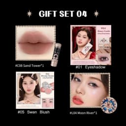 Flower Knows Full Makup Set Little Angel Collection The Sweetie Bear Gift Box Blush Cream Matte Lipstick Highlighter All in One