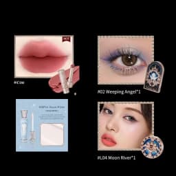 Flower Knows Full Makup Set Little Angel Collection The Sweetie Bear Gift Box Blush Cream Matte Lipstick Highlighter All in One