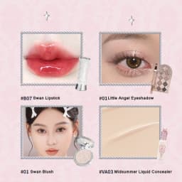 Flower Knows Full Makup Set Little Angel Collection The Sweetie Bear Gift Box Blush Cream Matte Lipstick Highlighter All in One