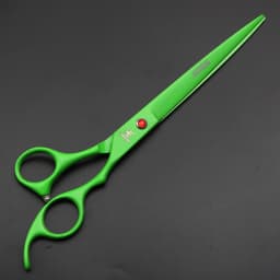8 Inch Green Hair Scissors 440C Steel Barber Cutting Scissors