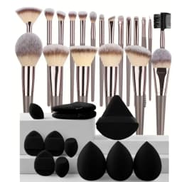 Professional 3-20PCS Makeup Brushes Set Soft Fluffy Foundation Eyeshadow Concealer Blending Blush Brush Kabuki Women Beauty Tool