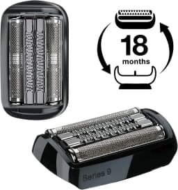 Shaver Head Replacement for Braun 92S 92B 92M Electric Shaver Series 9 Shaving Machines Razor Blade Silver A