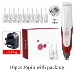 Dr.pen Ultima MYM with 12pcs Cartridge Nano Skin Care Kit 0.25mm Needle Derma Pen Skin Rejuvenation Machine