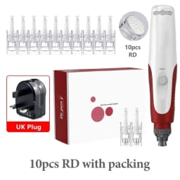 Dr.pen Ultima MYM with 12pcs Cartridge Nano Skin Care Kit 0.25mm Needle Derma Pen Skin Rejuvenation Machine