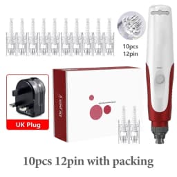 Dr.pen Ultima MYM with 12pcs Cartridge Nano Skin Care Kit 0.25mm Needle Derma Pen Skin Rejuvenation Machine