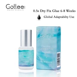 Gollee Professional Eyelash Extension Glue 0.5s Fast Dry Last 8 Weeks Medical Grade Latex-Free Low Fumes For Expert Lash Artists