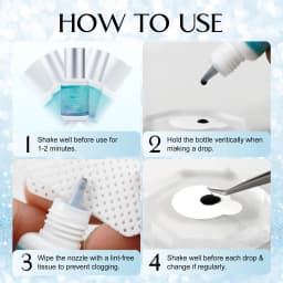 Gollee Professional Eyelash Extension Glue 0.5s Fast Dry Last 8 Weeks Medical Grade Latex-Free Low Fumes For Expert Lash Artists