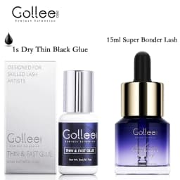 Gollee Professional Eyelash Extension Glue 0.5s Fast Dry Last 8 Weeks Medical Grade Latex-Free Low Fumes For Expert Lash Artists