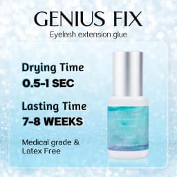 Gollee Professional Eyelash Extension Glue 0.5s Fast Dry Last 8 Weeks Medical Grade Latex-Free Low Fumes For Expert Lash Artists