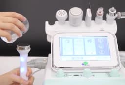 AOKO 6 in 1 Professional Beauty Facial Machine Hydra Aqua Deep Cleaning Skin Care Device H2-O2 Hydro Dermabrasion RF Bio-lifting