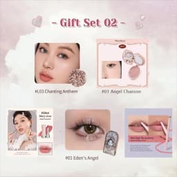 Flower Knows Makeup Kit Full Professional Makeup Gift Set Mermaid Angel Highlight Swan Lipstick 5 Piece Set