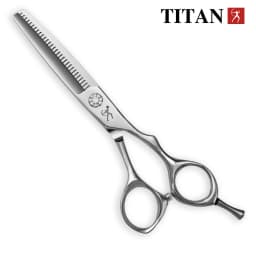 Titan Professional Hair Scissors Barber Tool Beard Ball Screw Hand Made Sharp VG10 Steel Hair Cutting Slicing Scissors